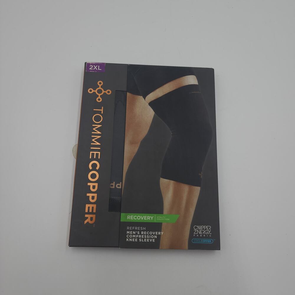 Tommie Copper Vitality Knee Sleeve in Slate Grey Size 2XL